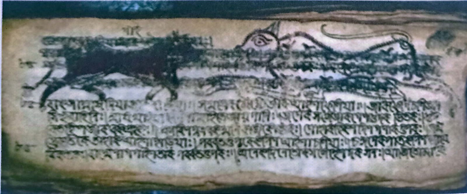 চিত্রিত পদ্মাপুরাণের পুথি